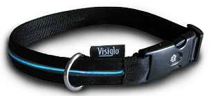 Svítící obojek Visiglo SPORT BLUE