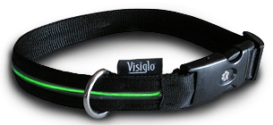 Svítící obojek Visiglo SPORT GREEN