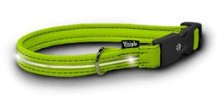 Svítící obojek Visiglo YELLOW NEON